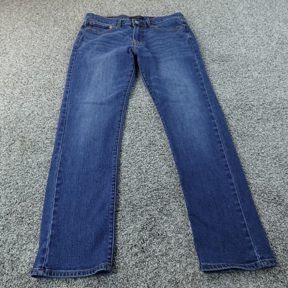 Lucky Brand Jeans Mens 32X30 Blue Denim Pants 410 Athletic Slim Straight Stretch